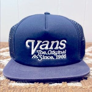 Vans Navy Blue Trucker Hat SnapBack